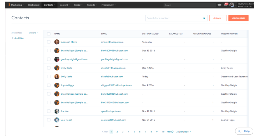 Contact Management with Hubspot for Real Estate